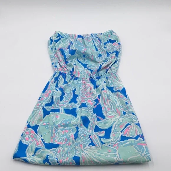Lilly Pulitzer Windsor strapless into the Bay dress XXS - Picture 3 of 7